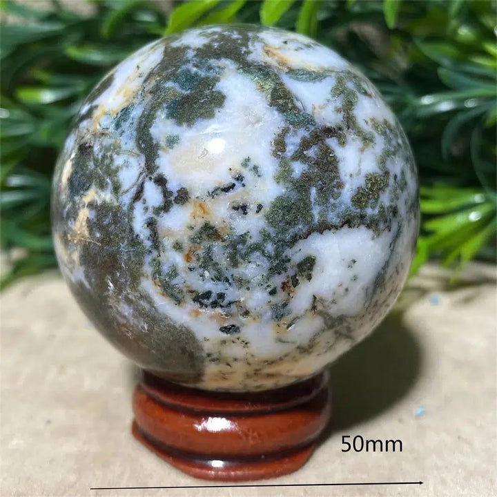 Moss Agate Sphere