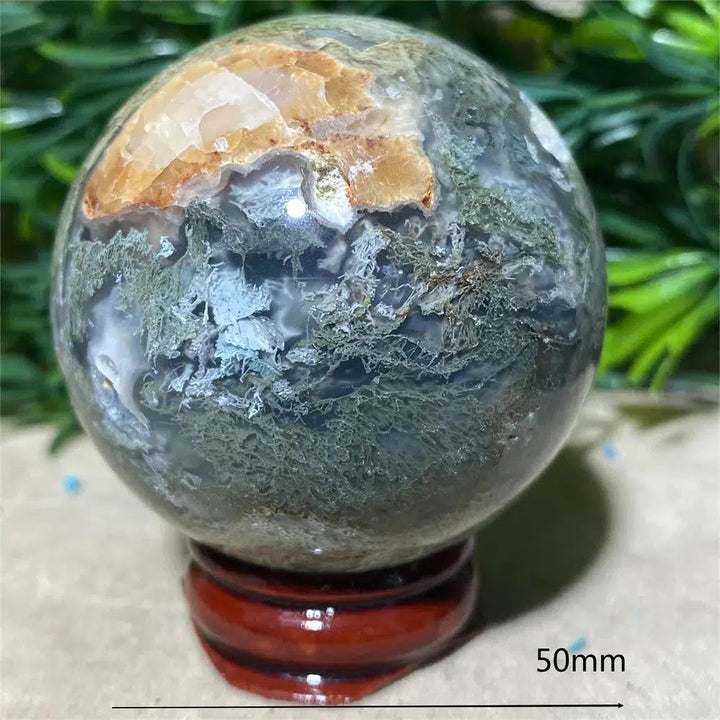 Moss Agate Sphere