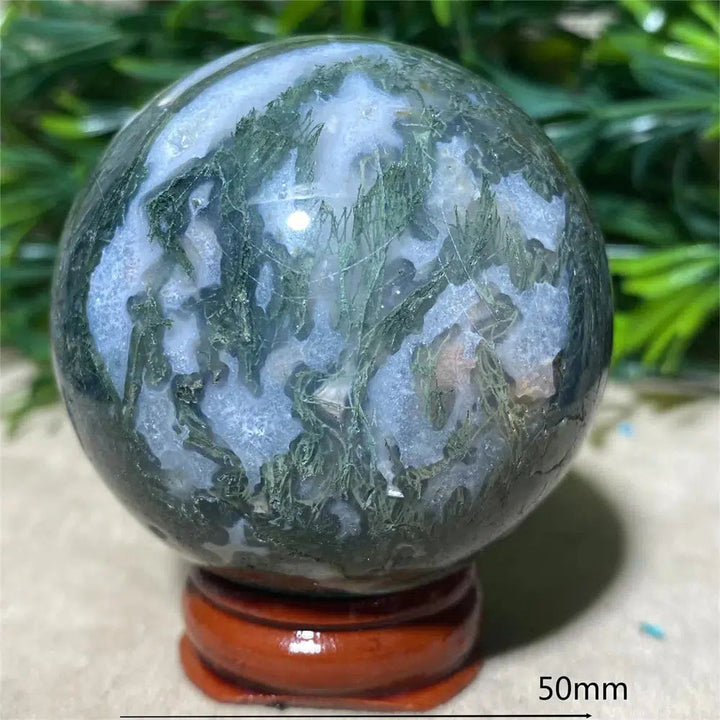 Moss Agate Sphere