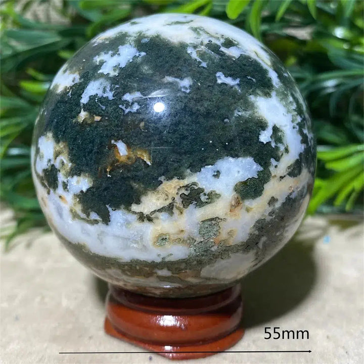 Moss Agate Sphere