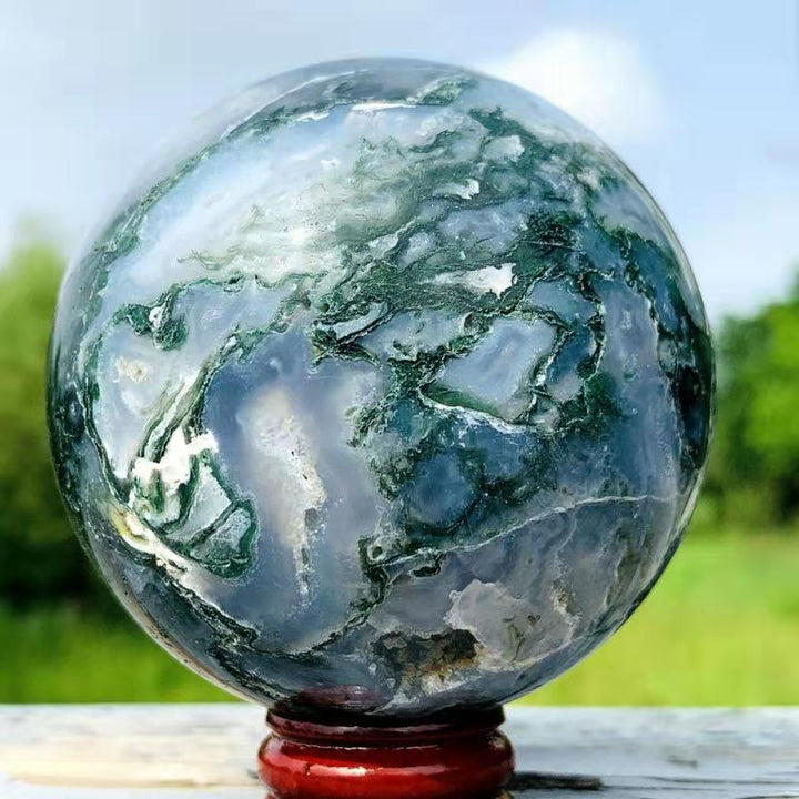 Moss Agate Sphere