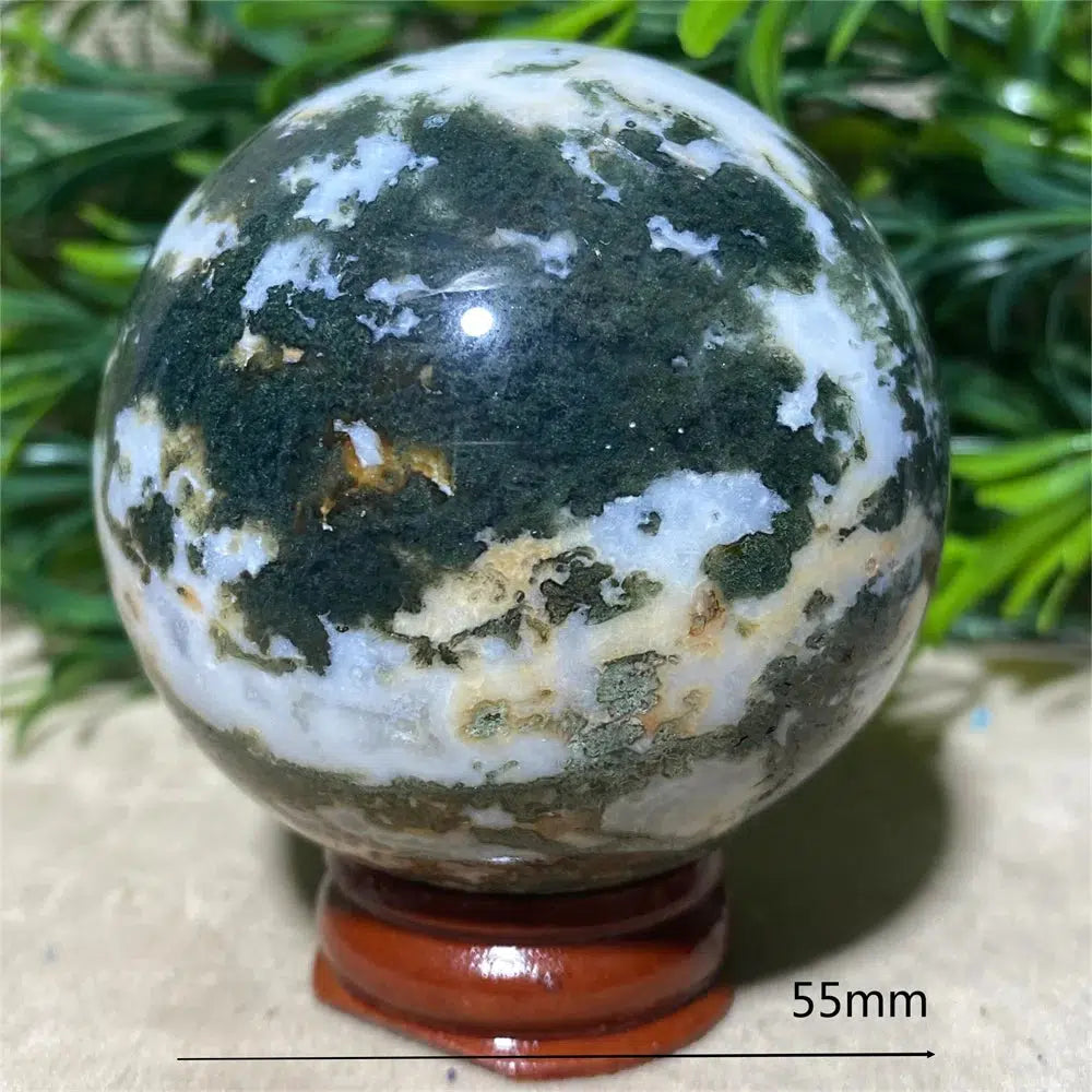 Moss Agate Sphere