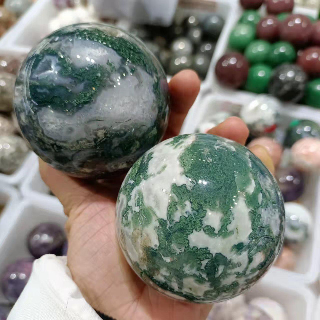 Moss Agate Sphere