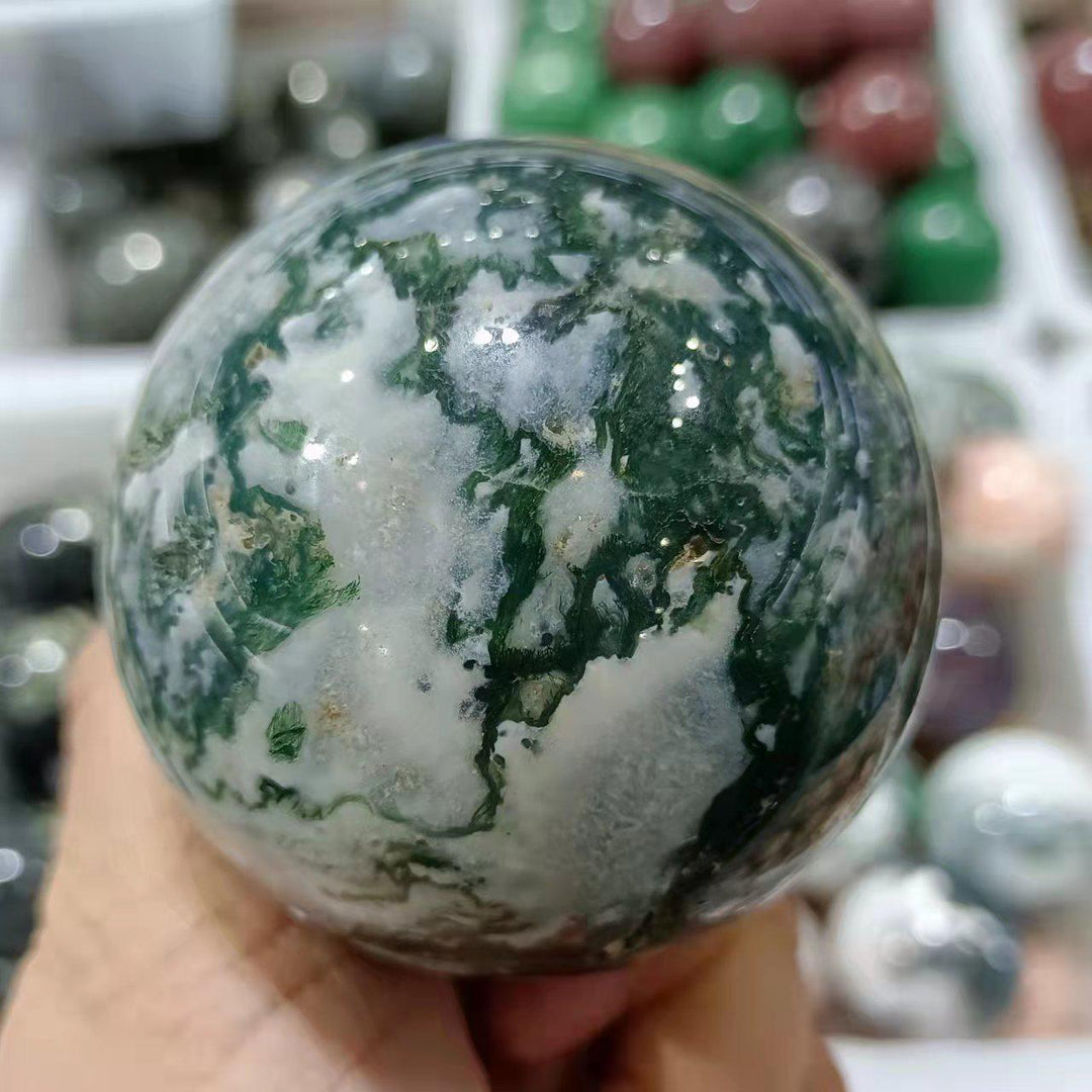 Moss Agate Sphere