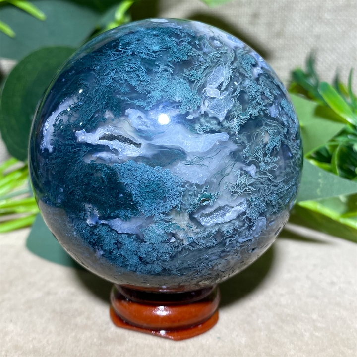 Moss Agate Sphere