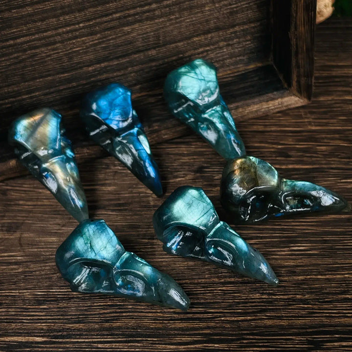 Mystical Flashy Labradorite Carvings