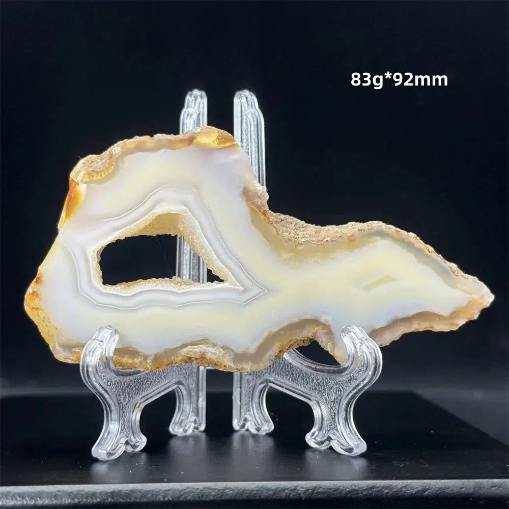 Natural Agate Geode Slice