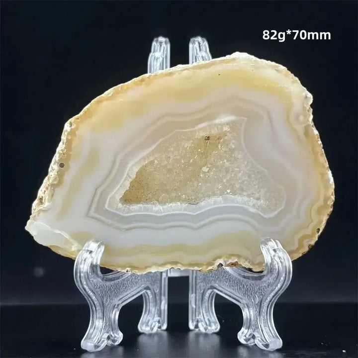 Natural Agate Geode Slice