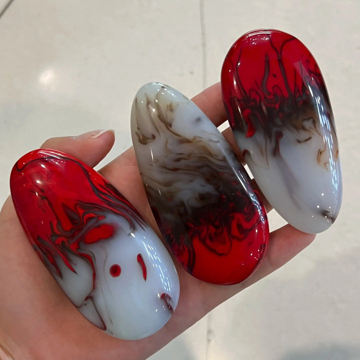 Natural Agate Palm Stone