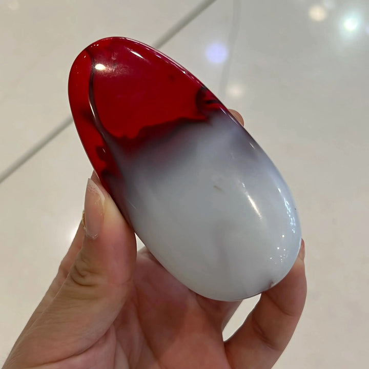 Natural Agate Palm Stone