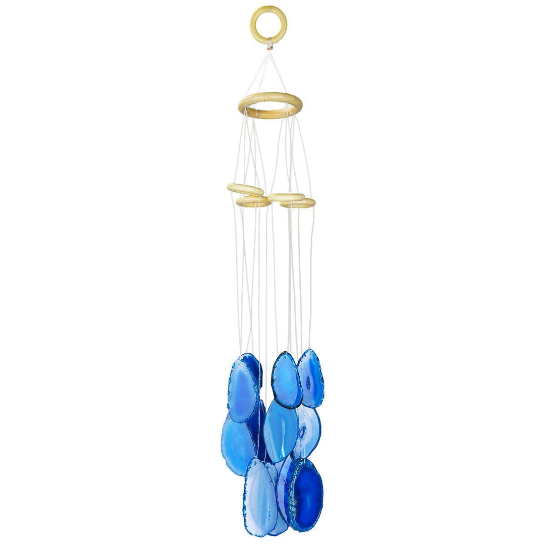 Natural Agate Slices Wind Chimes