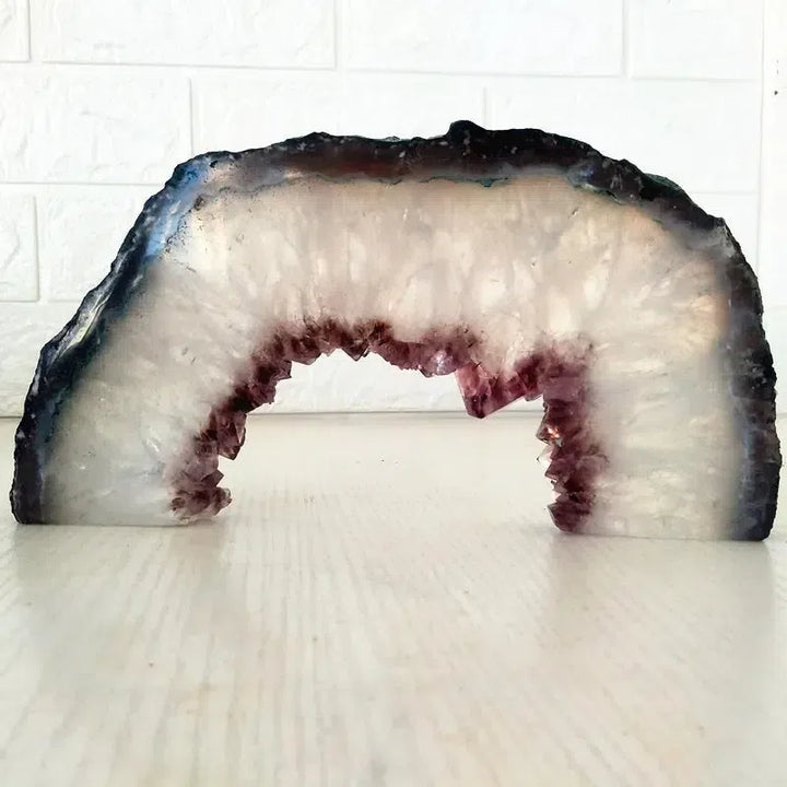 Natural Amethyst Half Portal Slab