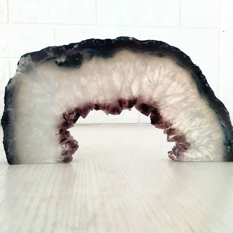 Natural Amethyst Half Portal Slab