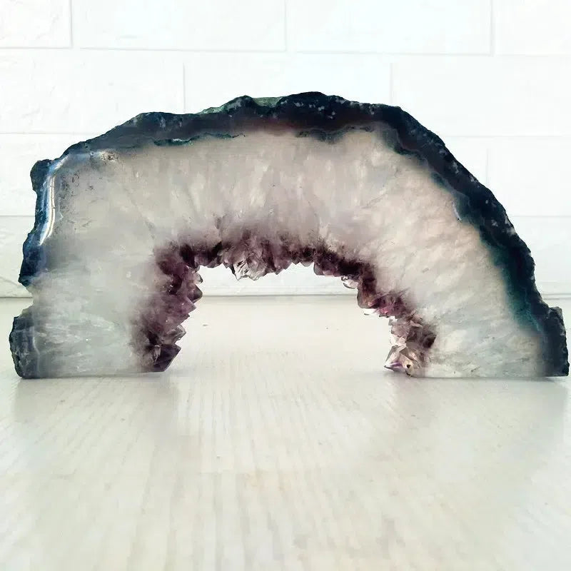 Natural Amethyst Half Portal Slab