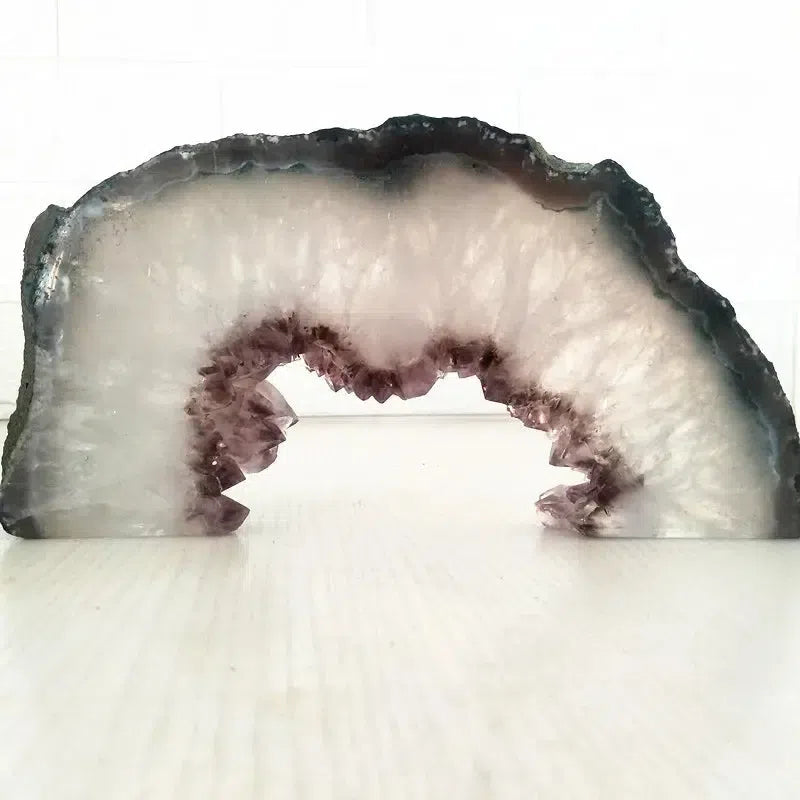 Natural Amethyst Half Portal Slab