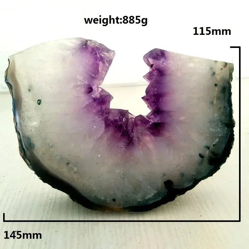 Natural Amethyst Half Portal Slab