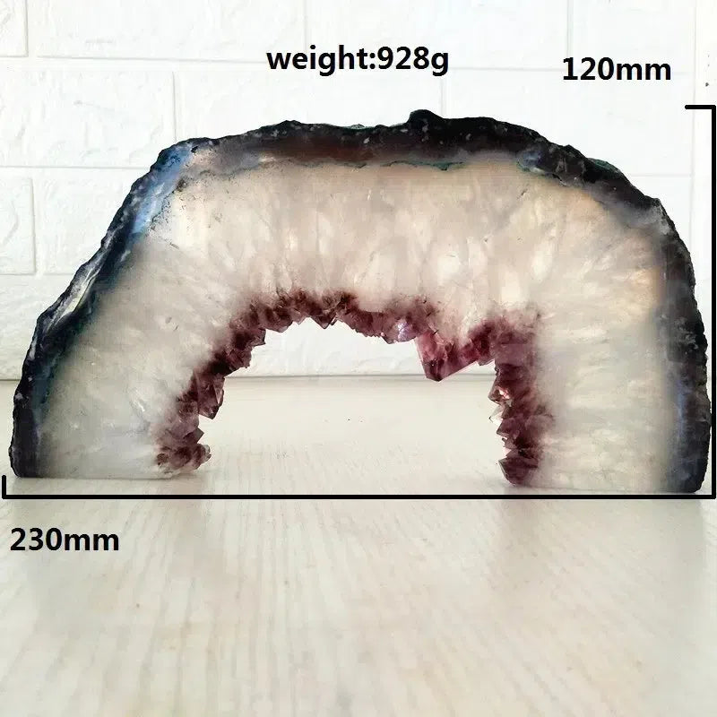 Natural Amethyst Half Portal Slab