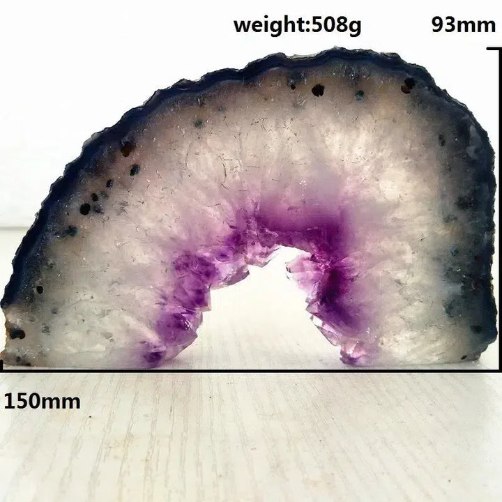 Natural Amethyst Half Portal Slab