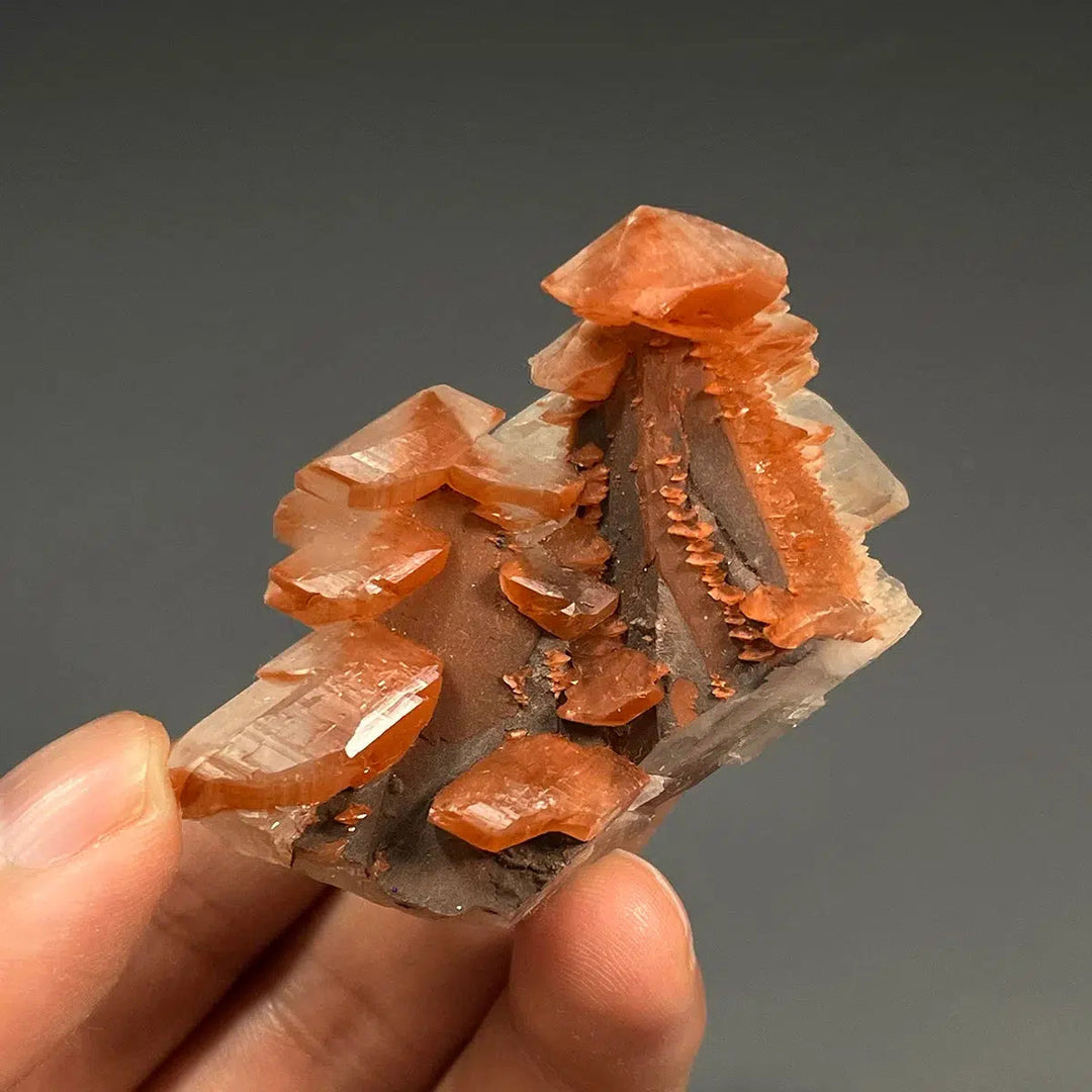 Natural Calcite Poker Chip Cluster