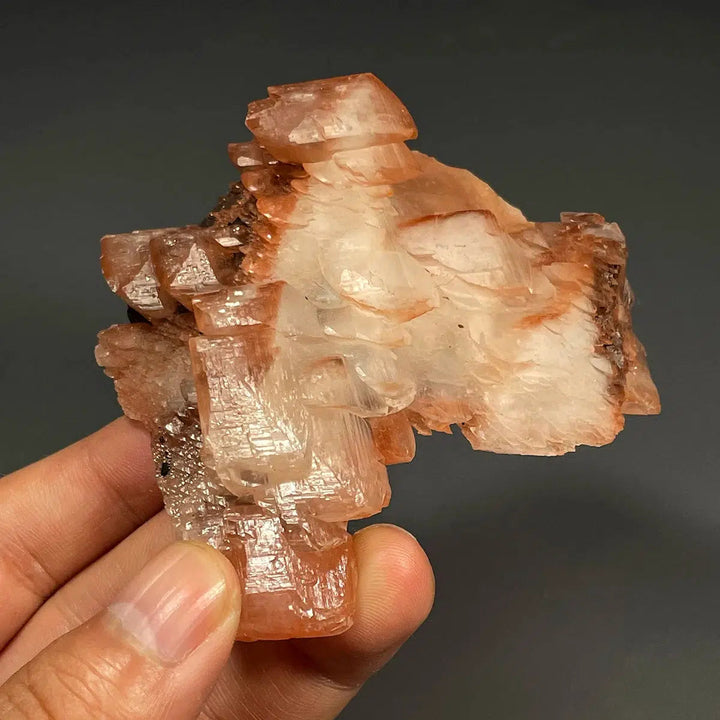 Natural Calcite Poker Chip Cluster