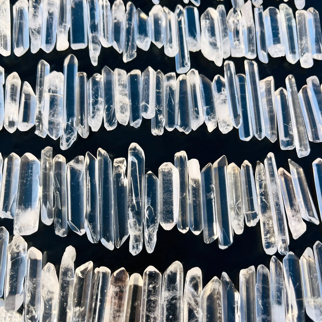 Natural Clear Quartz Small Rough Raw Crystal Points