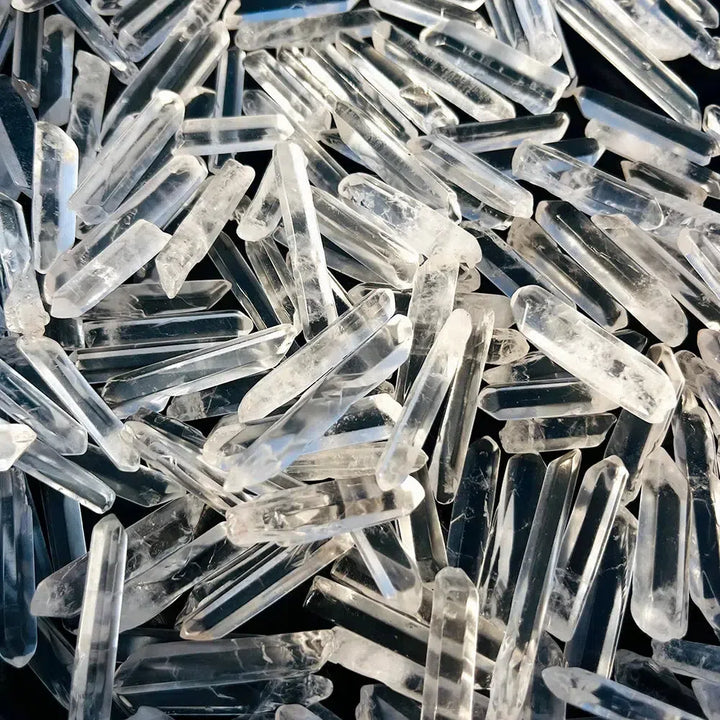 Natural Clear Quartz Small Rough Raw Crystal Points