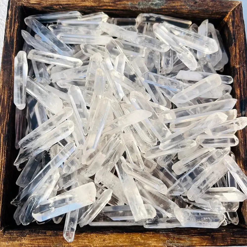 Natural Clear Quartz Small Rough Raw Crystal Points