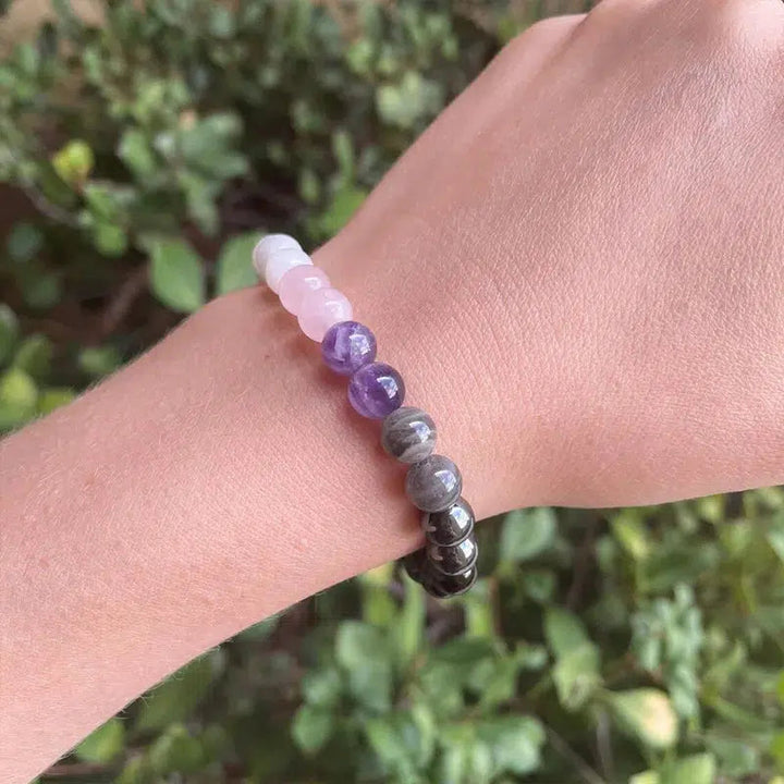 Natural Crystal Bracelet for Protection, Fertility, Self-Love, Empath Protection