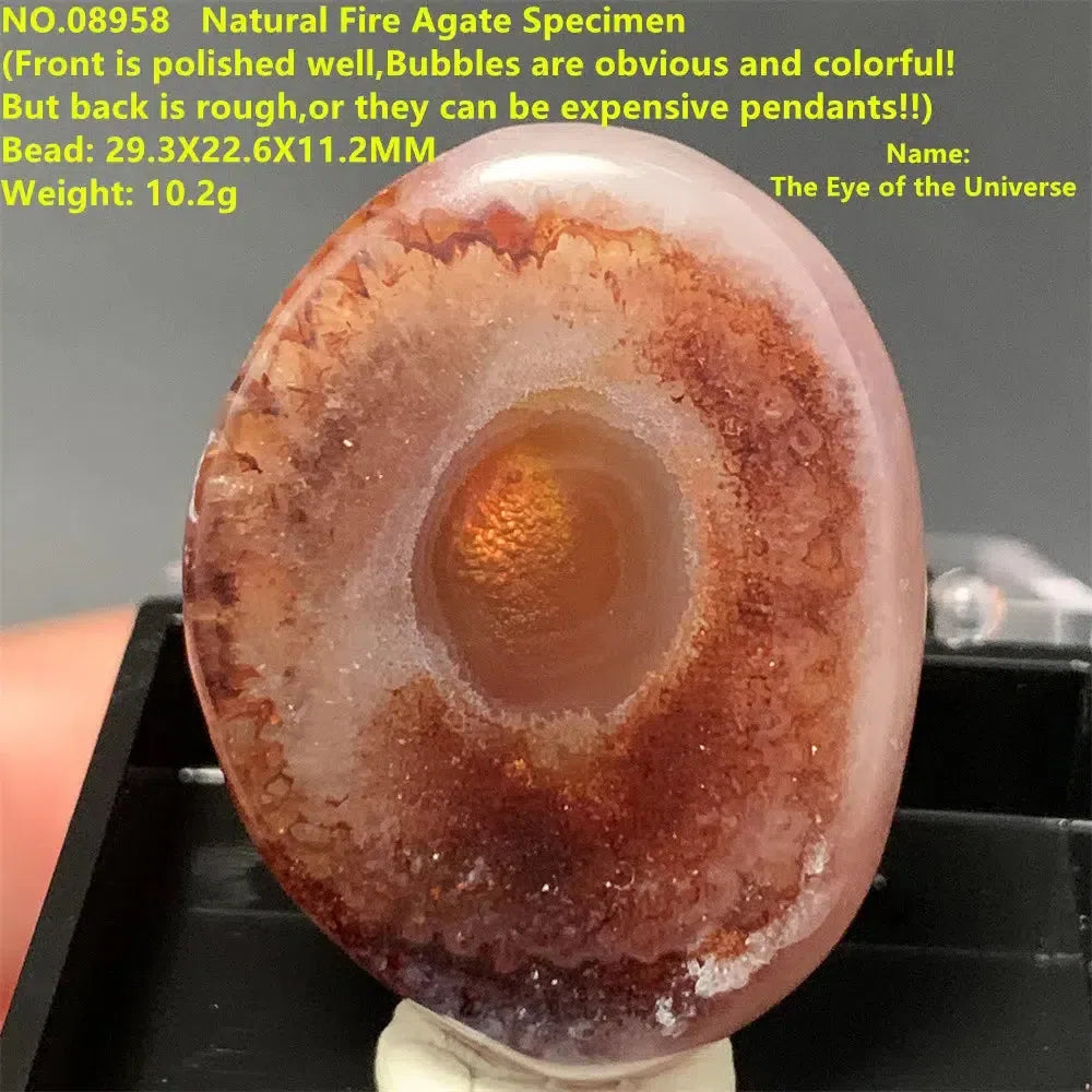 Natural Fire Agate Specimen