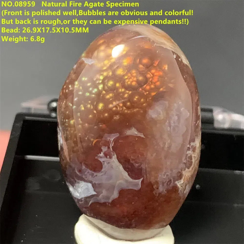 Natural Fire Agate Specimen