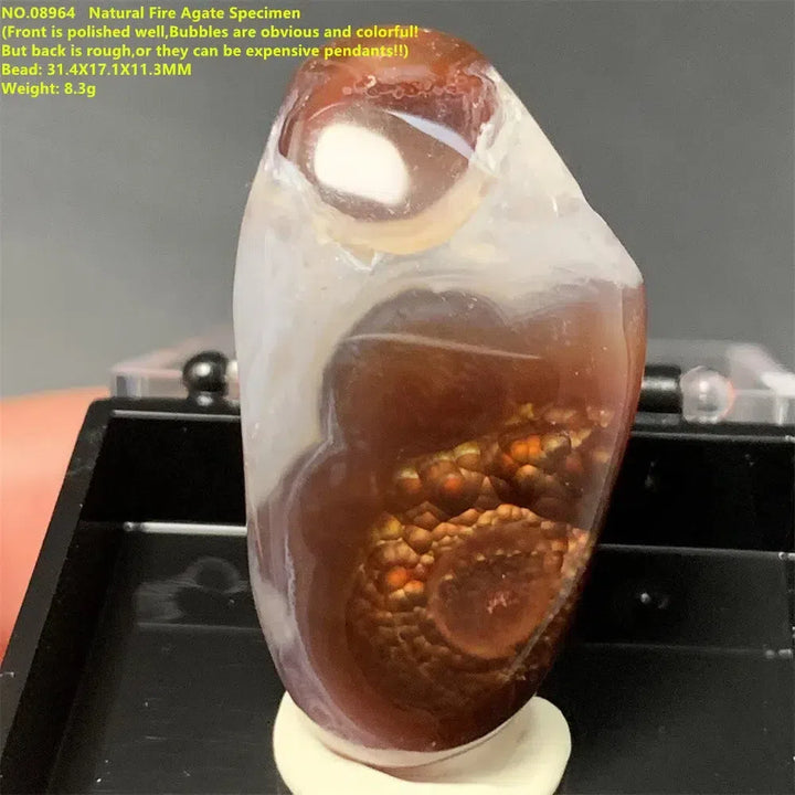 Natural Fire Agate Specimen