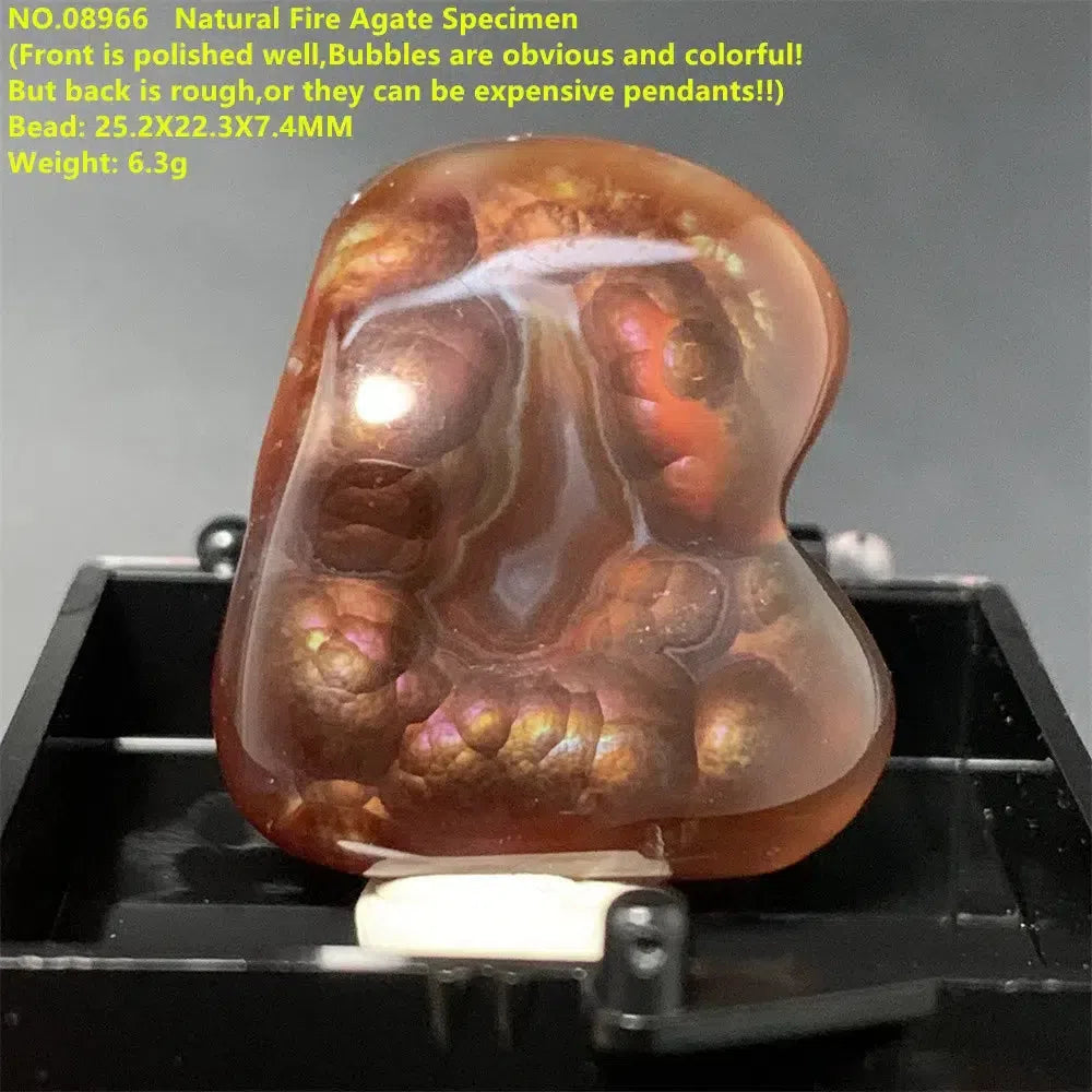 Natural Fire Agate Specimen