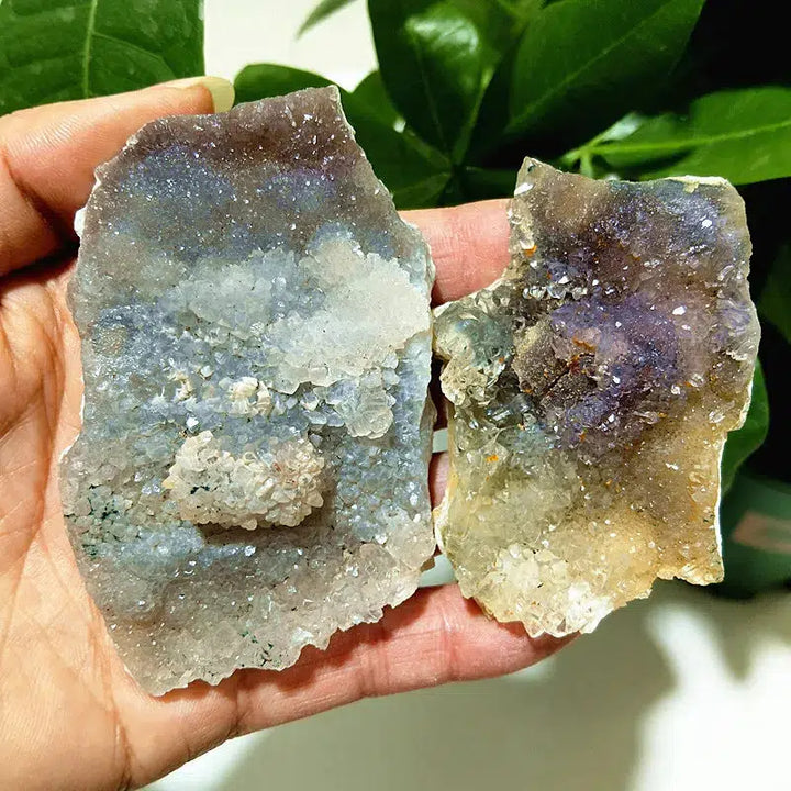 Natural Fluorite Crystal Cluster