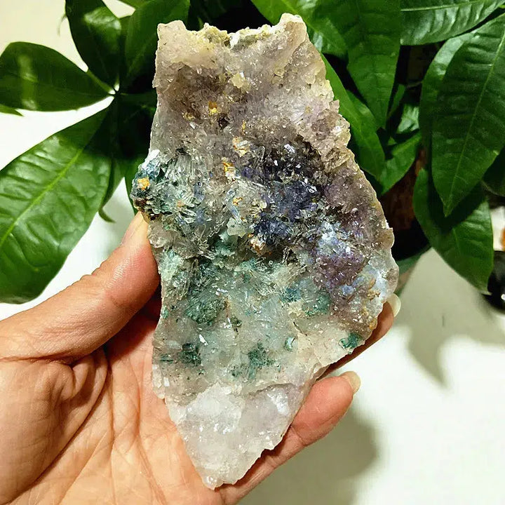 Natural Fluorite Crystal Cluster