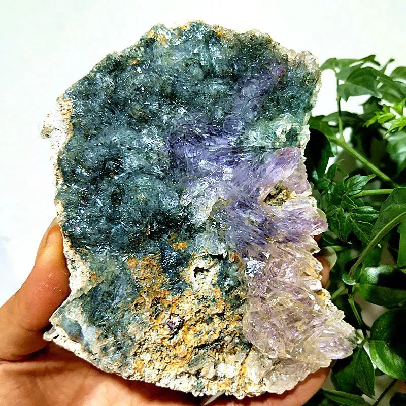 Natural Fluorite Crystal Cluster