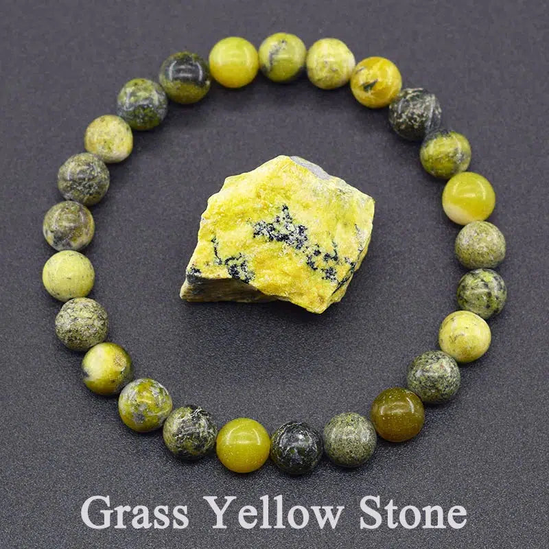 Natural Gemstone Stretch Bracelets - 37 Materials, 170mm