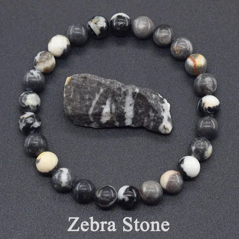 Natural Gemstone Stretch Bracelets - 37 Materials, 170mm