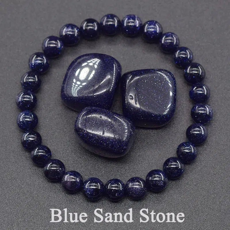 Natural Gemstone Stretch Bracelets - 37 Materials, 170mm