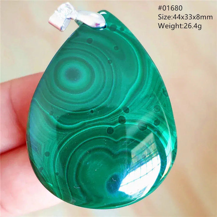 Natural Green Malachite Pendant