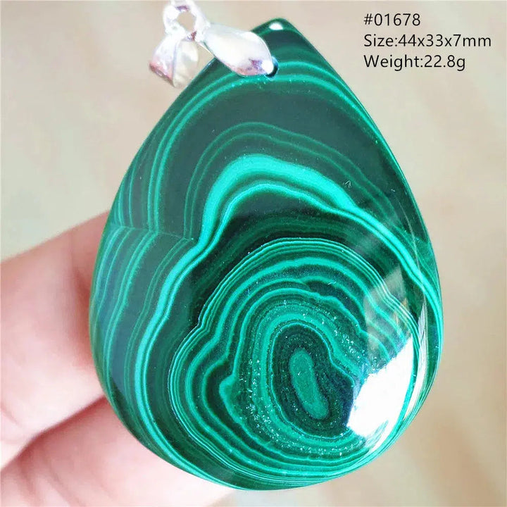 Natural Green Malachite Pendant