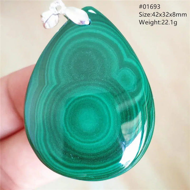 Natural Green Malachite Pendant