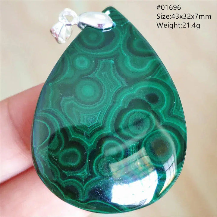 Natural Green Malachite Pendant