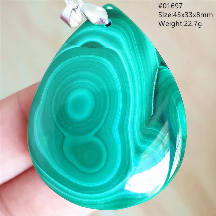 Natural Green Malachite Pendant