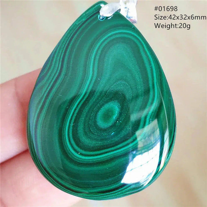 Natural Green Malachite Pendant