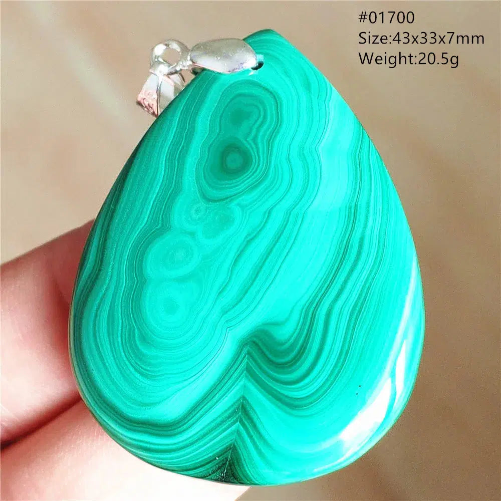 Natural Green Malachite Pendant