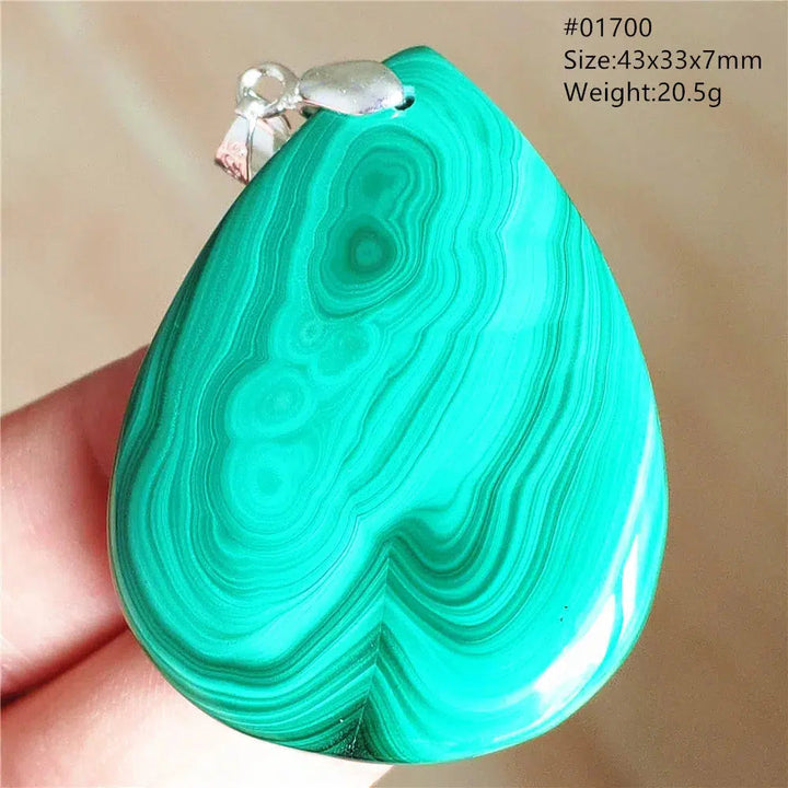 Natural Green Malachite Pendant