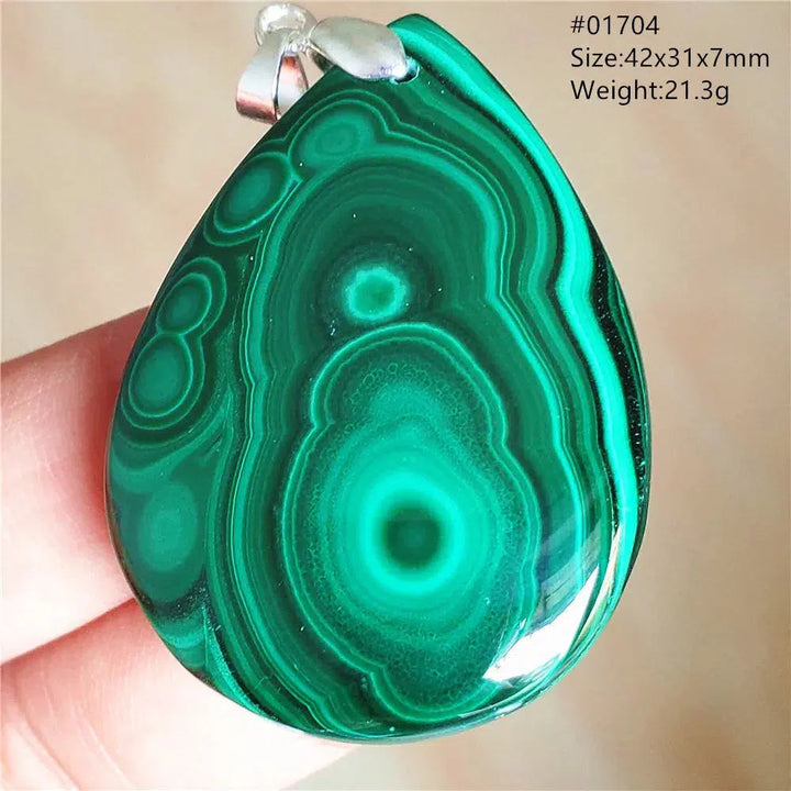 Natural Green Malachite Pendant