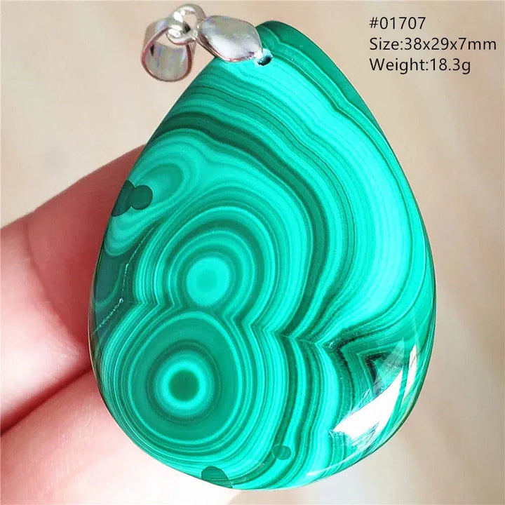 Natural Green Malachite Pendant