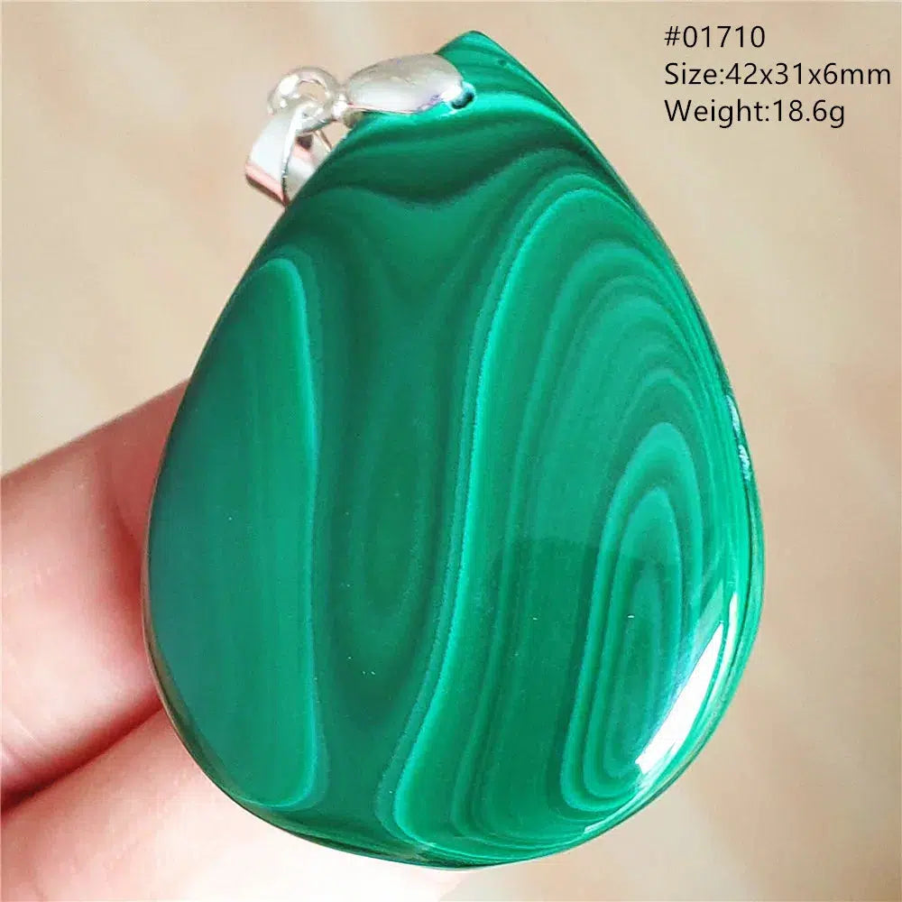 Natural Green Malachite Pendant