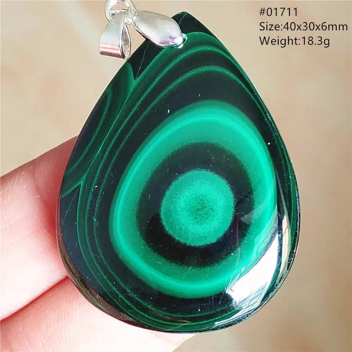 Natural Green Malachite Pendant